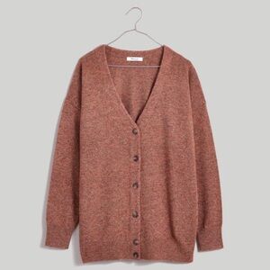 Madewell V-neck Relaxed Cardigan Sweater